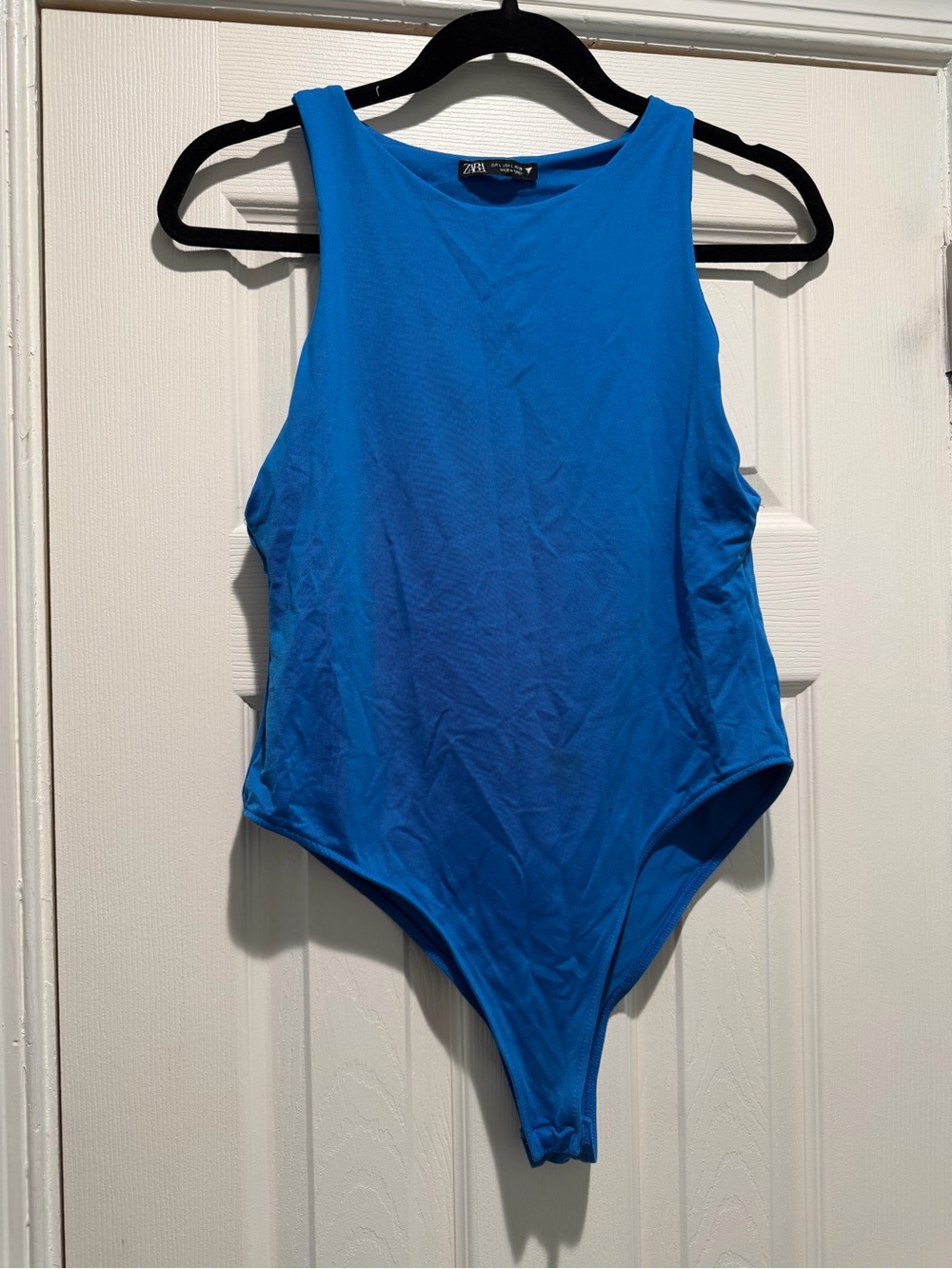 Zara Women’s Vibrant Blue Bodysuit